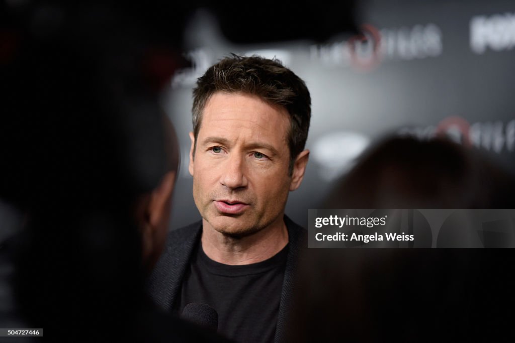 Premiere Of Fox's "The X-Files" - Arrivals