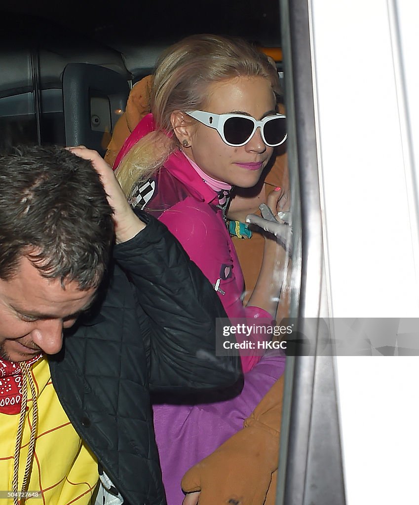 London Celebrity Sightings - January 12, 2016