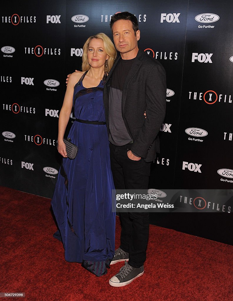Premiere Of Fox's "The X-Files" - Arrivals