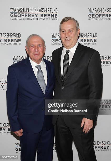 President, Peerless Clothing Ronny Wurtzburger and hairman and CEO Macys.com Peter Sachse attend YMA Fashion Scholarship Fund Geoffrey Beene National...