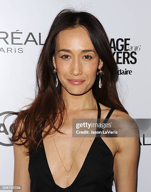 Actress Maggie Q attends the 2016 Marie Claire Image Maker Awards at Chateau Marmont on January 12, 2016 in Los Angeles, California.