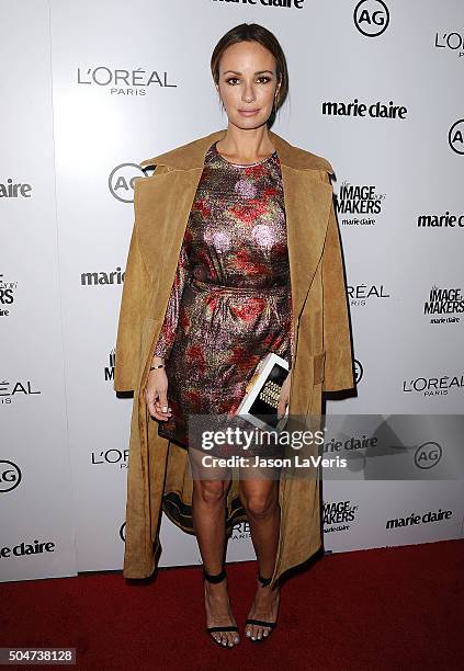 Catt Sadler attends the 2016 Marie Claire Image Maker Awards at Chateau Marmont on January 12, 2016 in Los Angeles, California.