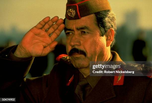 Ali Hassan al-Majid, Iraqi Pres. Saddam Hussein's cousin & member of his inner circle, gov. Of Kuwait during 1990 invasion & occupation.