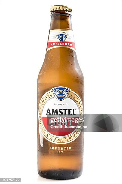 amstel light bier - amstel light beer stock-fotos und bilder