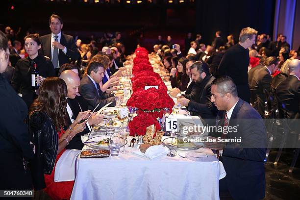 General view of atmosphere at the Qatar Airways Los Angeles Gala at Dolby Theatre on January 12, 2016 in Hollywood, California.