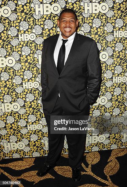 Actor Omar Benson Miller attends HBO's post 2016 Golden Globe Awards party at Circa 55 Restaurant on January 10, 2016 in Los Angeles, California.