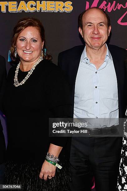 Nickelodeon President Cyma Zarghami and President and CEO of Viacom Philippe Dauman attend the 'Younger' season 2 and 'Teachers' series premiere at...