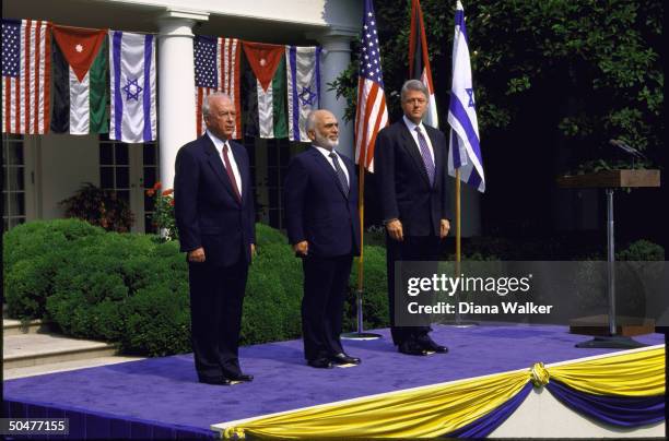 29 King Hussein Pm Rabin Of Israel Stock Photos, High-Res Pictures, and ...