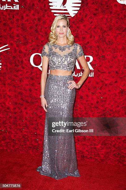 Actress Brooke Burns attends the Qatar Airways Los Angeles Gala at Dolby Theatre on January 12, 2016 in Hollywood, California.