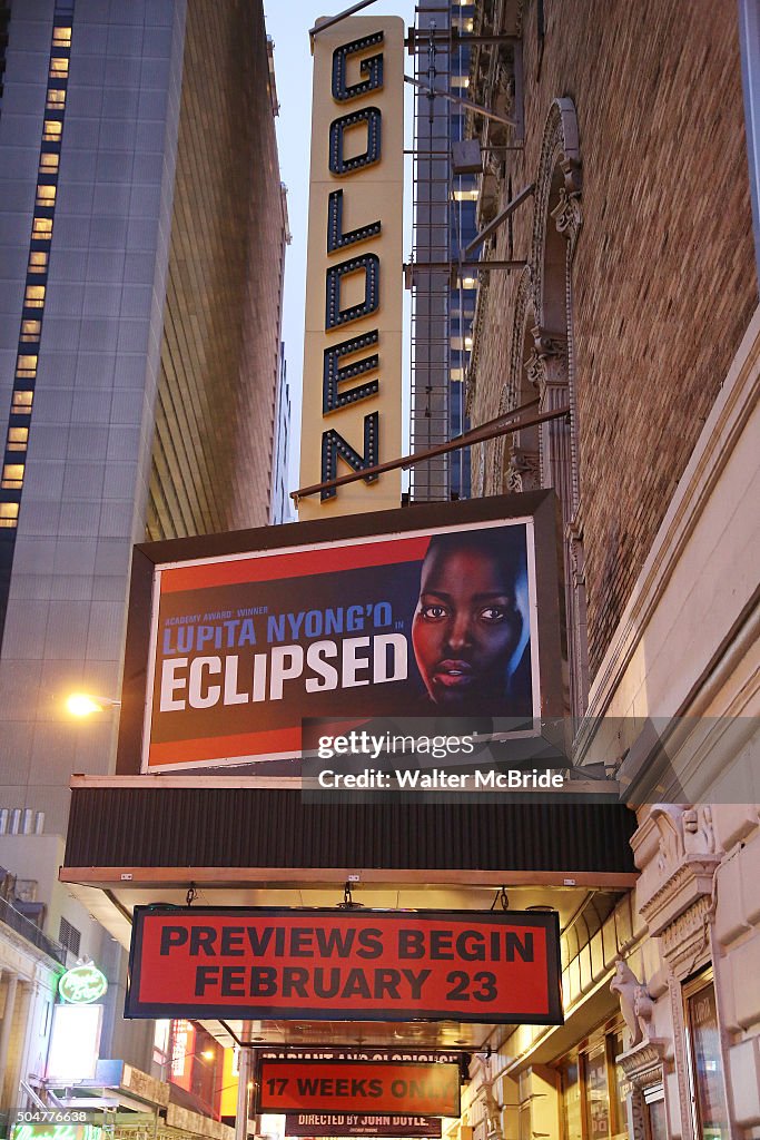 "Eclipsed" Broadway Marquee Unveiling
