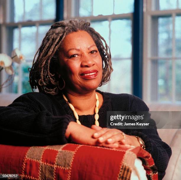 Author Toni Morrison at home.