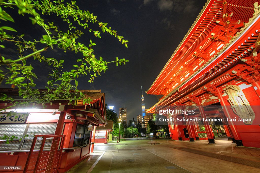 Tokyo Skytree and Asakusa temple