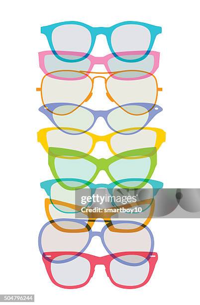 brille oder gläser - optometrista stock-grafiken, -clipart, -cartoons und -symbole