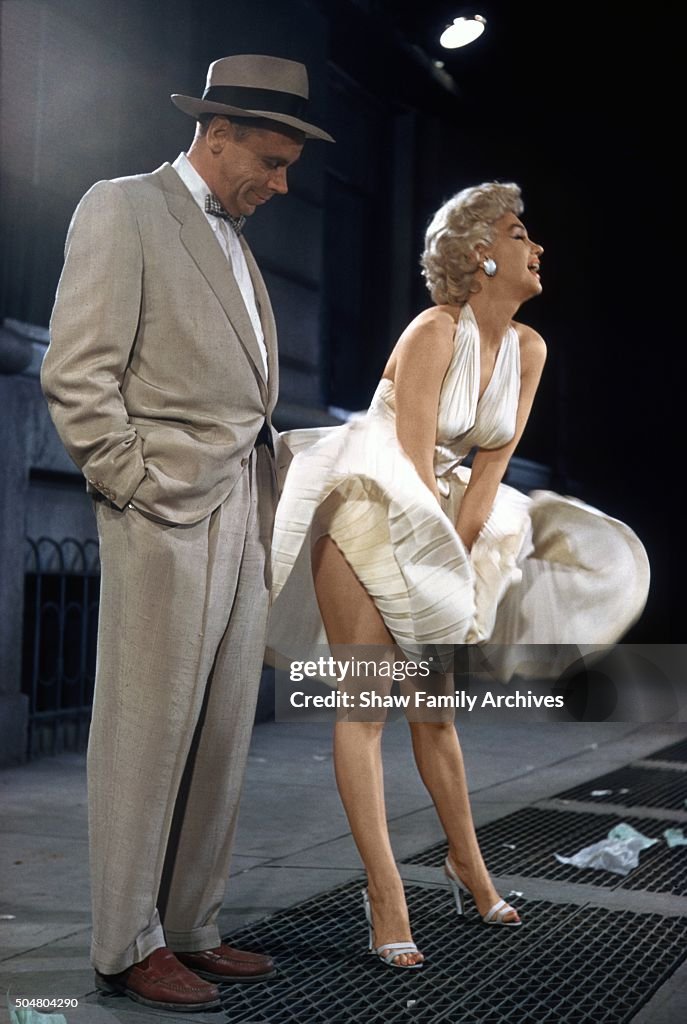 Marilyn Monroe And Tom Ewell In "The Seven Year Itch"