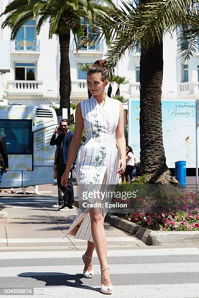 Russian Actress Paulina Andreeva During The 68th Cannes Film Festival ...