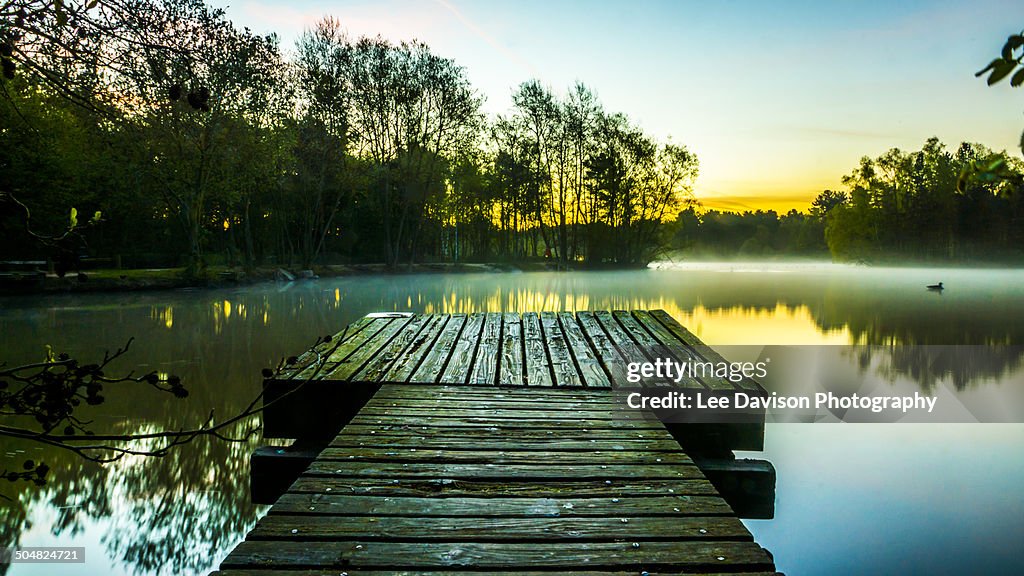 Pier at Sunrise