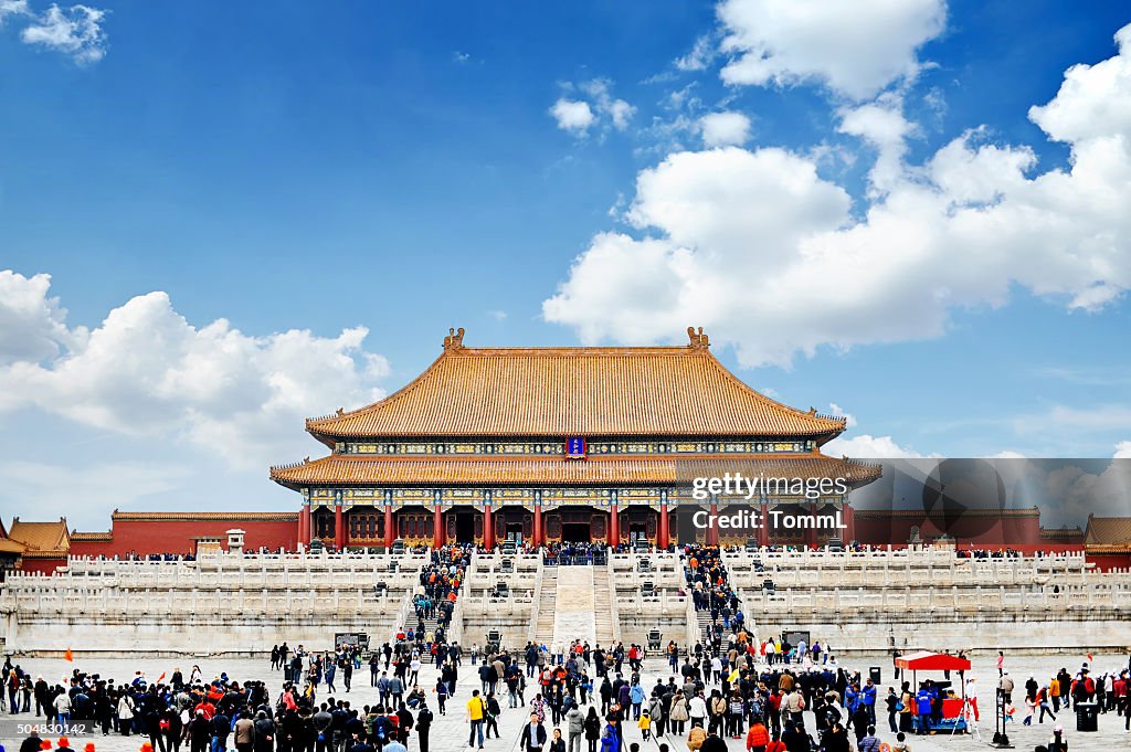 Entrance to Forbidden City in Beijing, China