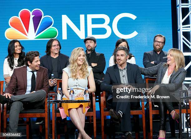 Actress Shelley Conn, executive producer Brad Silberling, actors Jamie Kennedy, Maya Erskine and Joshua Leonard Actors Don Hany, Melissa George, Dave...