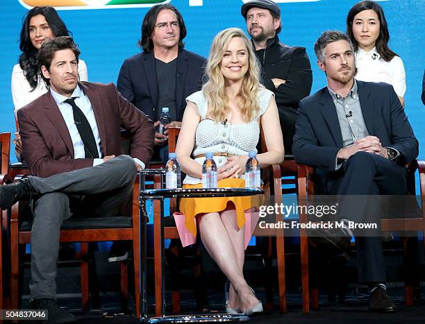 Actress Shelley Conn, executive producer Brad Silberling, actors Jamie Kennedy and Maya Erskine Actors Don Hany, Melissa George and Dave Annable...