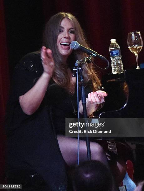 Shannon Labrie performs at City Winery Nashville on January 12, 2016 in Nashville, Tennessee.