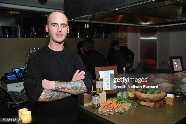 Shamus Jones of Brooklyn Brine attends as AXE and John Legend reveal the new 2016 AXE Collective at the Find Your Magic launch event on January 13,...