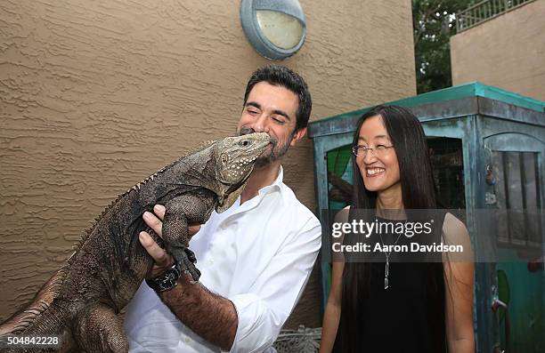 Alessandro Carloni and Jennifer Yuh Nelson attend an event celebrating Kung Fu Panda 3 to benefit Boys and Girls Clubs of Miami and Amigos For Kids...