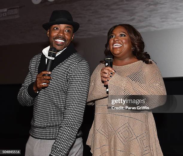 Will Packer and Sherri Shepherd attend "Ride Along 2" advance screening at Regal Cinemas Atlantic Station on January 13, 2016 in Atlanta, Georgia.