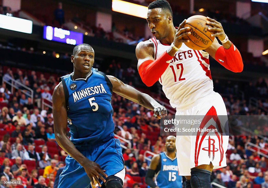 Minnesota Timberwolves v Houston Rockets