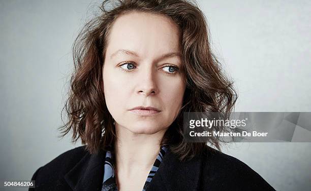 Samantha Morton of SundanceTV's 'The Last Panthers' poses in the Getty Images Portrait Studio at the 2016 Winter Television Critics Association press...