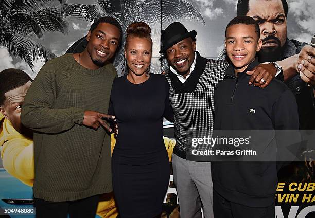 Heather Packer and Will Packer attend "Ride Along 2" advance screening at Regal Cinemas Atlantic Station on January 13, 2016 in Atlanta, Georgia.