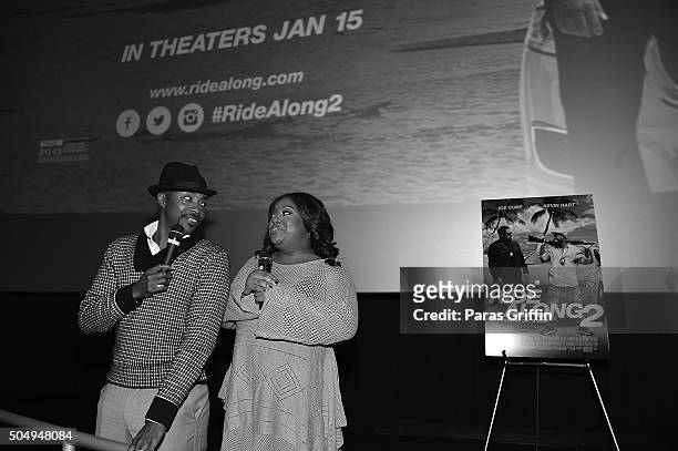 Will Packer and Sherri Shepherd attend "Ride Along 2" advance screening at Regal Cinemas Atlantic Station on January 13, 2016 in Atlanta, Georgia.