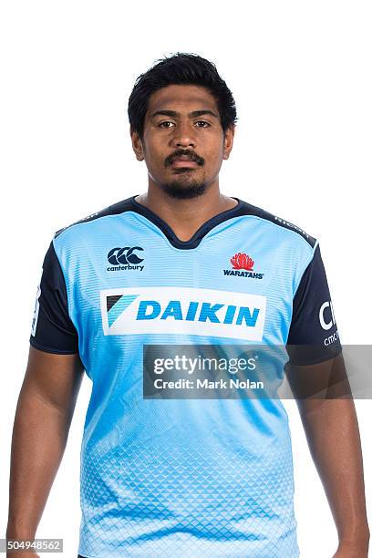 Will Skelton poses during the Waratahs 2016 Super Rugby headshots session at Allianz Stadium on January 14, 2016 in Sydney, Australia.