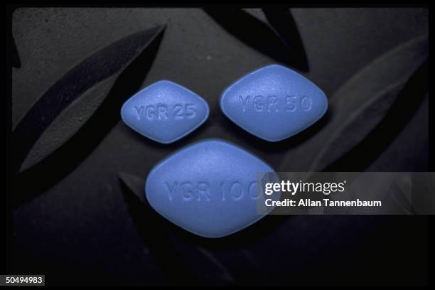 Strengths of Pfizer viagra tablets, for treating male sexual impotence