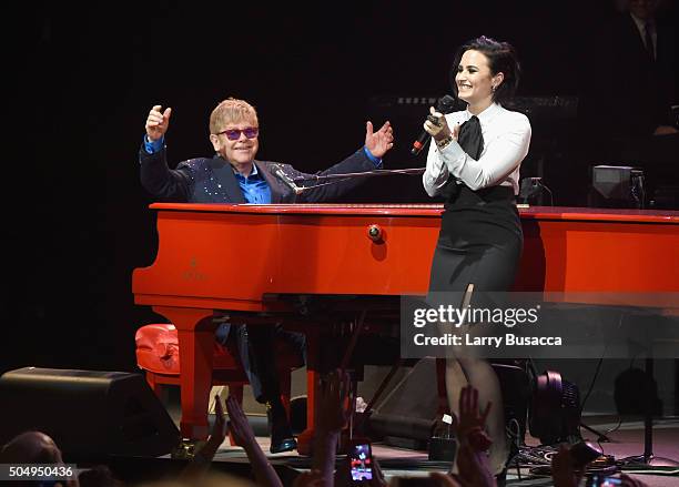 Elton John performed songs from his new album Wonderful Crazy Night out February 5, as well as classic hits, on January 13th at the Wiltern in Los...