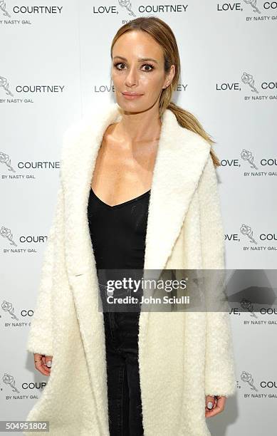 Catt Sadler attends Love, Courtney by Nasty Gal launch party at Nasty Gal on January 13, 2016 in Los Angeles, California.