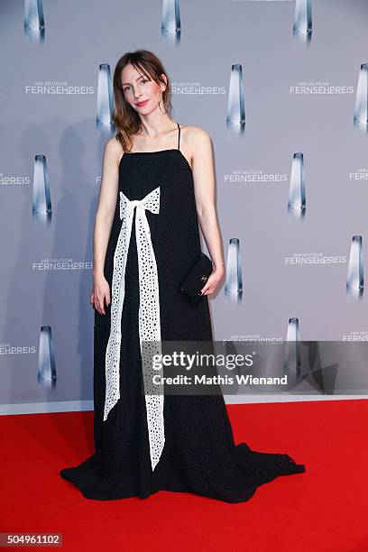 Katharina Schuettler attends the German Television Award at Rheinterrasse on January 13, 2016 in Duesseldorf, Germany.