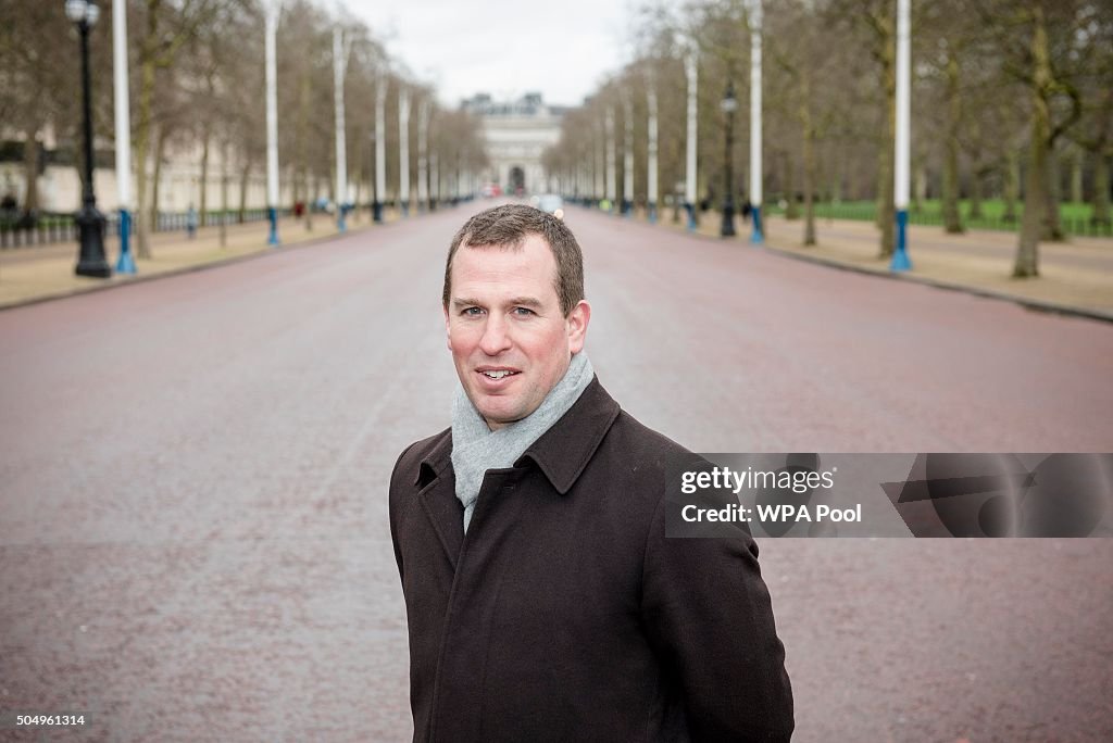 Peter Phillips Poses On The Mall
