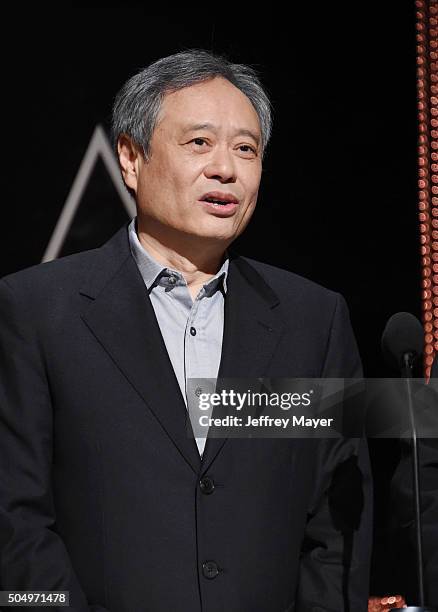 Filmmaker Ang Lee announces the nominees during the 88th Oscars Nominations Announcement at the Academy of Motion Picture Arts and Sciences on...