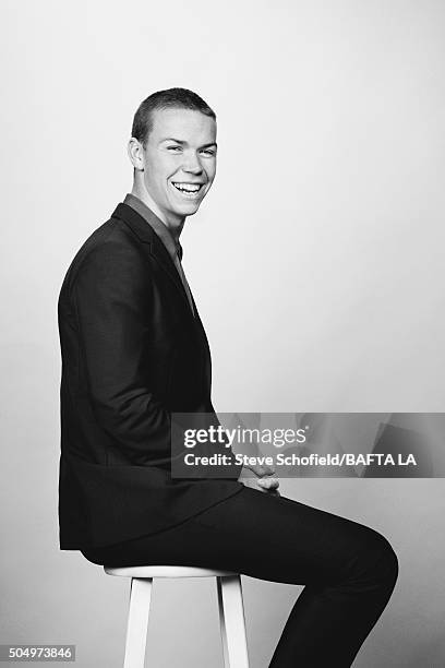 Actor Will Poulter poses for a portrait at the BAFTA Los Angeles Awards Season Tea at the Four Seasons Hotel on January 9, 2016 in Los Angeles,...