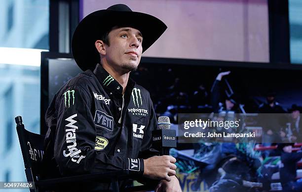Bull rider J.B. Mauney attends AOL Build speaker series at AOL Studios In New York on January 14, 2016 in New York City.