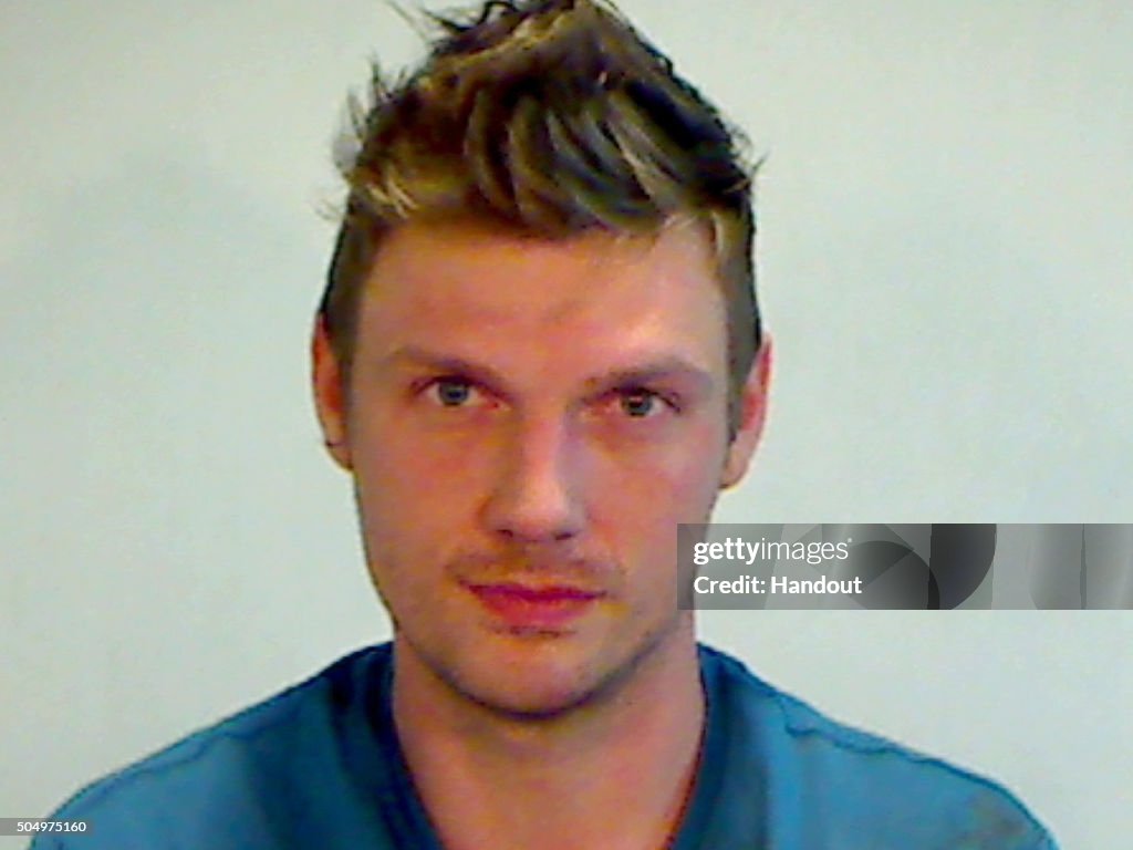 Singer Nick Carter Booking Photo