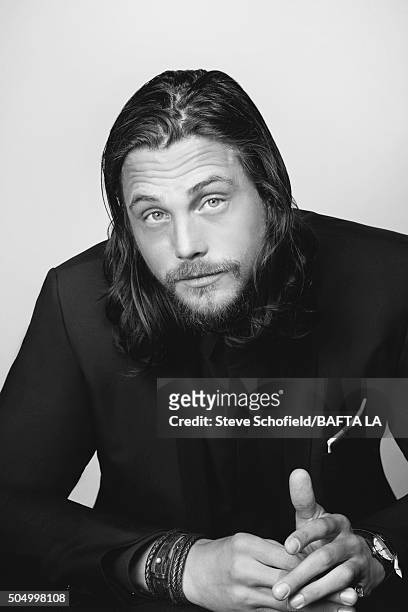 Actor Ben Robson poses for a portrait at the BAFTA Los Angeles Awards Season Tea at the Four Seasons Hotel on January 9, 2016 in Los Angeles,...