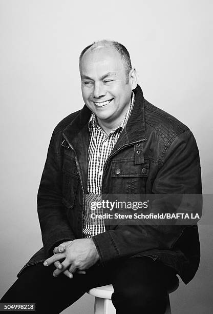 Director Mark Burton poses for a portrait at the BAFTA Los Angeles Awards Season Tea at the Four Seasons Hotel on January 9, 2016 in Los Angeles,...