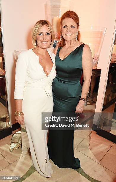 Mika Simmons and Sarah Ferguson, Duchess of York, attends The Lady Garden Gala hosted by Chopard in aid of Silent No More Gynaecological Cancer Fund...