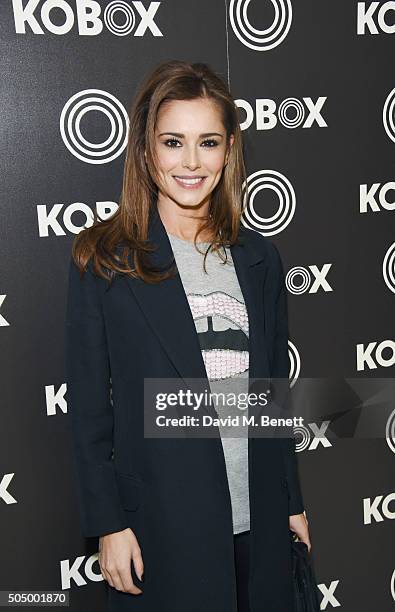 Cheryl Fernandez-Versini attends KOBOX - the UK's first boutique boxing gym, launched officially tonight with Cheryl and Nicki Shields, founded by...