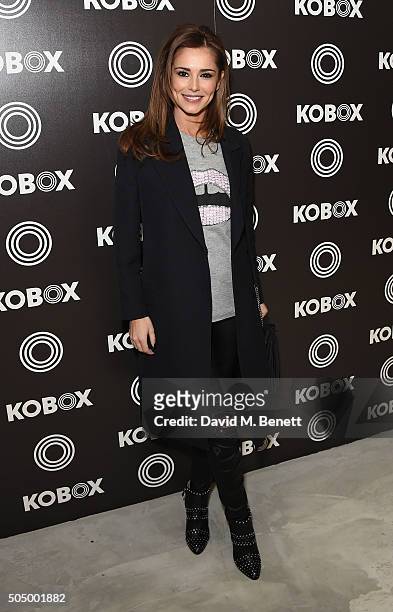 Cheryl Fernandez-Versini attends KOBOX - the UK's first boutique boxing gym, launched officially tonight with Cheryl and Nicki Shields, founded by...
