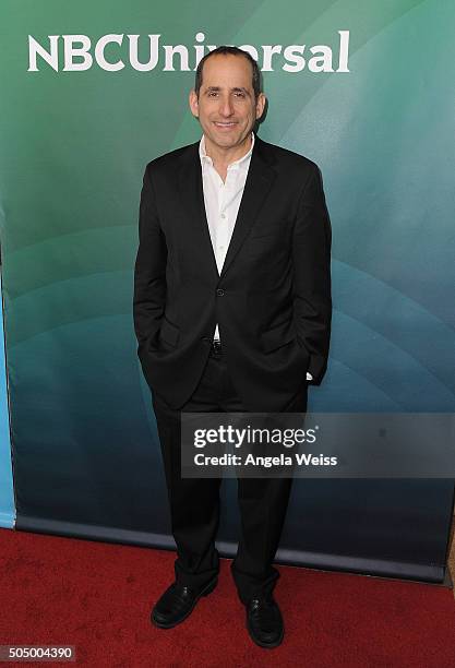 Peter Jacobson arrives at the 2016 Winter TCA Tour - NBCUniversal Press Tour Day 2 at Langham Hotel on January 14, 2016 in Pasadena, California.