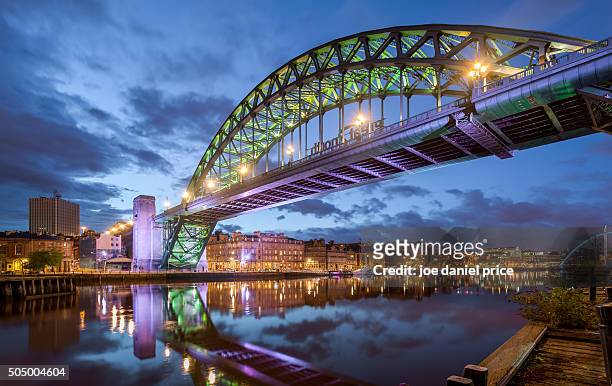tyne bridge, newcastle upon tyne, england - newcastle upon tyne stock pictures, royalty-free photos & images