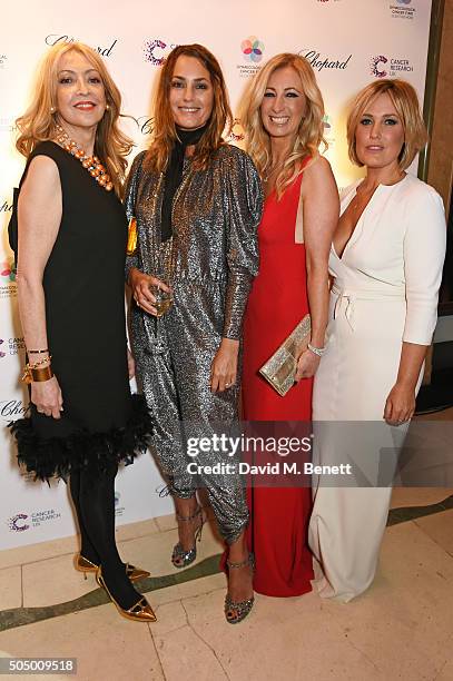 Sharon Maughan, Yasmin Le Bon, Jenny Halpern Prince and Mika Simmons attend The Lady Garden Gala hosted by Chopard in aid of Silent No More...