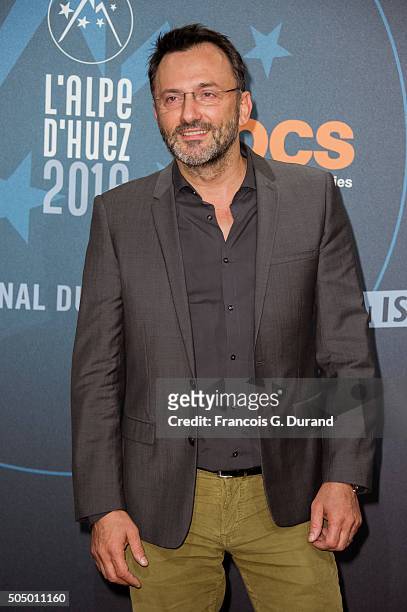 Frederic Lopez attends the 18th L'Alpe D'Huez International Comedy Film Festival on January 14, 2016 in Alpe d'Huez, France.
